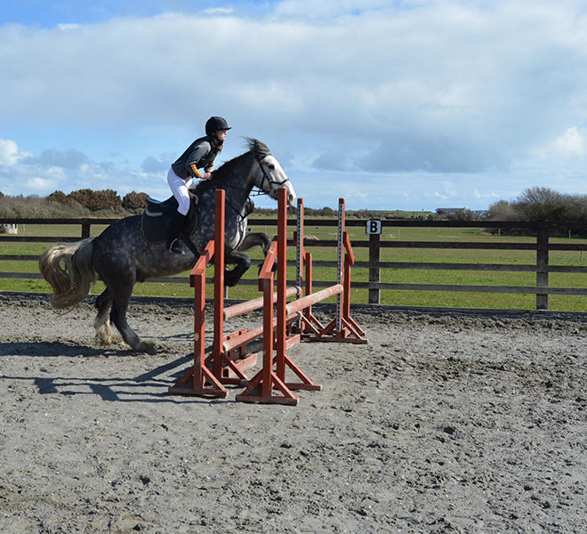 horse riding lessons-jumping